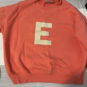 Coral Essentials Sweatshirt with Letter E